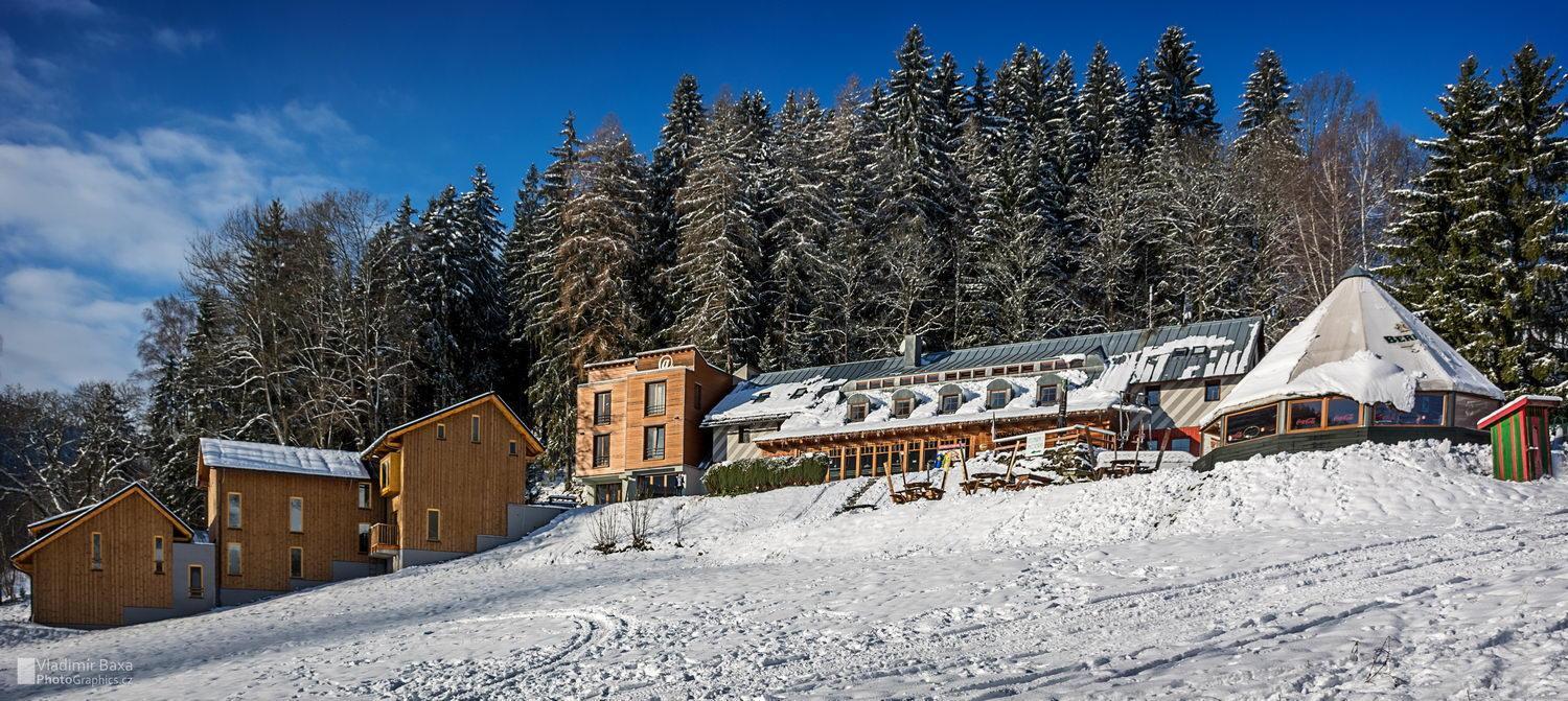 Hotel Modrin Pec pod Sněžkou Kültér fotó